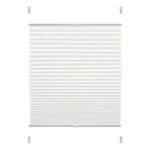 Biała roleta 80x150 cm Plisé Verona Termo – Gardinia obraz