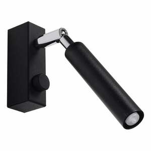 Czarny kinkiet Nice Lamps Tiden obraz