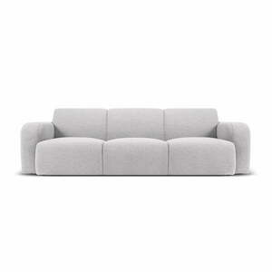 Jasnoszara sofa z materiału bouclé 235 cm Molino – Micadoni Home obraz