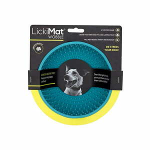 Miska do lizania Wobble Turquoise – LickiMat obraz