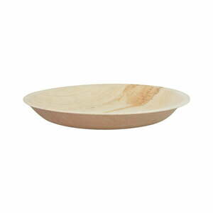 Zestaw 8 jednorazowych talerzyków z liści palmowych Esschert Design, ⌀ 17 cm obraz