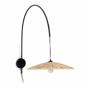 Czarno-naturalny kinkiet Rosella – Kave Home obraz