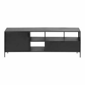 Czarna komoda pod TV Kave Home Shantay obraz