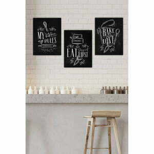 Tabliczka 3 szt. 30x40 cm – Wallity obraz