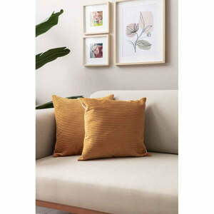 Sztruksowe poszewki na poduszki zestaw 2 szt. 43x43 cm – Mioli Decor obraz