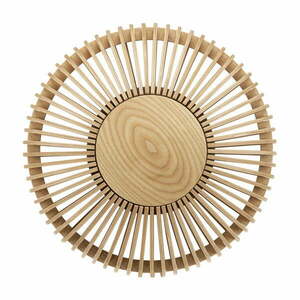 Lampa sufitowa z drewnianym kloszem ø 35 cm Clava Up – UMAGE obraz