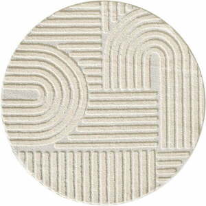 Kremowy okrągły dywan ø 80 cm Art – Ayyildiz Carpets obraz