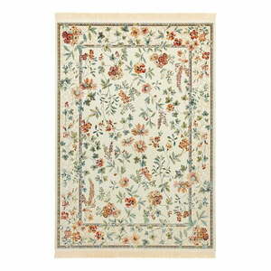 Kremowy dywan z wiskozy 135x195 cm Oriental Flowers – Nouristan obraz