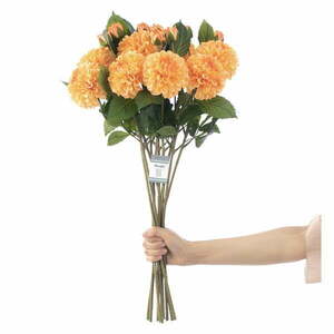 Sztuczne kwiaty zestaw 10 szt. (wysokość 62 cm) Dahlia – Restilo obraz