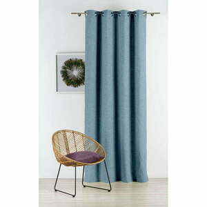 Niebieska zasłona 140x245 cm Riva – Mendola Fabrics obraz