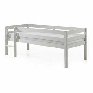 Białe podwyższone łóżko dziecięce Vipack Pino, 90x200 cm obraz