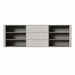 Jasnoszara komoda wisząca 180x79 cm Edge by Hammel – Hammel Furniture obraz