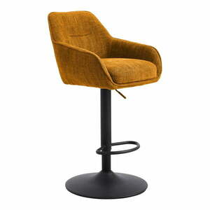 Pomarańczowe hokery zestaw 2 szt. (wysokość siedziska 69 cm) Avola – Unique Furniture obraz