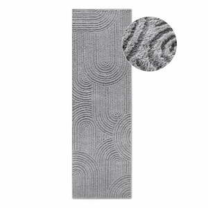 Szary chodnik 80x240 cm Chappe Light Grey – Elle Decoration obraz
