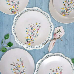 Zestaw 6 ceramicznych talerzy My Ceramic Spring, ø 26 cm obraz