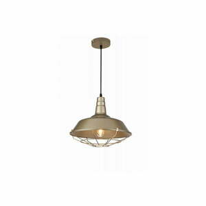Lampa wisząca w kolorze złota z metalowym kloszem Solen – GTV obraz