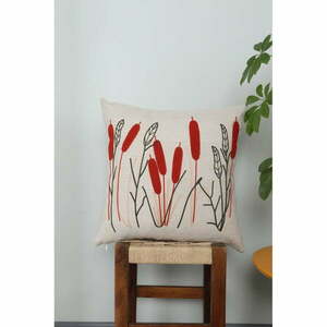 Lniana poszewka na poduszkę 43x43 cm Straw – Mioli Decor obraz