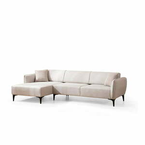 Biała sofa narożna Belissimo, lewy narożnik – Balcab Home obraz