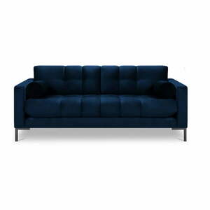 Ciemnoniebieska aksamitna sofa Cosmopolitan Design Bali obraz