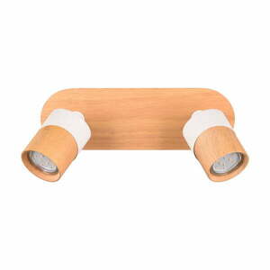 Biało-brązowa lampa sufitowa ø 6 cm Aruni – Trio obraz