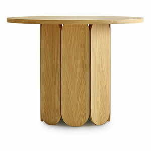Stół w dekorze dębu Woodman Soft, ø 98 cm obraz