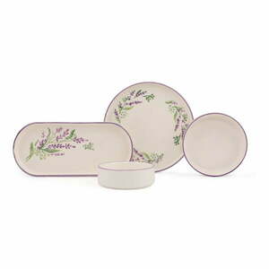 Ceramiczny zestaw talerzy 14 szt. – Hermia obraz