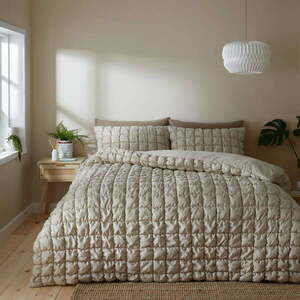 Beżowa pościel dwuosobowa 200x200 cm Puffer – Catherine Lansfield obraz