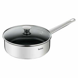 Patelnia z pokrywką ze stali nierdzewnej ø 24 cm Cook Eat – Tefal obraz