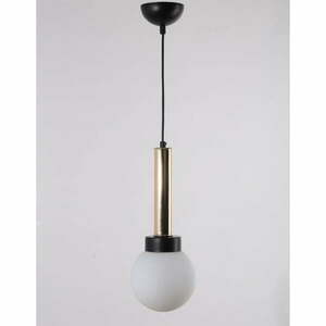 Lampa wisząca ze szklanym kloszem ø 15 cm Cota – Squid Lighting obraz