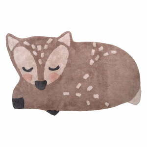 Dywan dziecięcy wykonany ręcznie z bawełny Nattiot Little Deer, 70x110 cm obraz