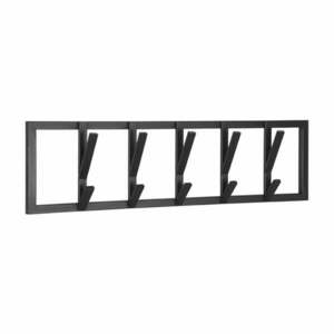Czarny metalowy wieszak ścienny Frame – LABEL51 obraz