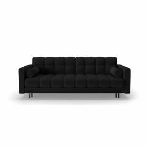 Czarna rozkładana sofa ze schowkiem 222 cm Bali – Cosmopolitan Design obraz