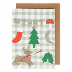 Kartka świąteczna Merry Christmas – Meri Meri obraz