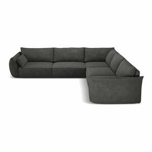 Szary narożnik (róg zmienny) Vanda – Mazzini Sofas obraz