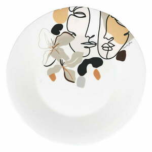 Ceramiczny talerz do serwowania VDE Tivoli 1996 Face to Grey, ø 35 cm obraz