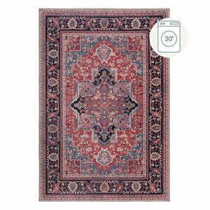 Bordowy dywan z mieszanki włókien z recyklingu odpowiedni do prania 160x230 cm Windsor – Flair Rugs obraz