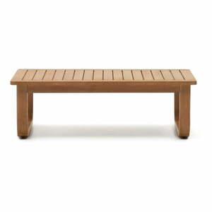 Stolik z litego drewna eukaliptusowego w naturalnym kolorze 60x100 cm Sacaleta – Kave Home obraz