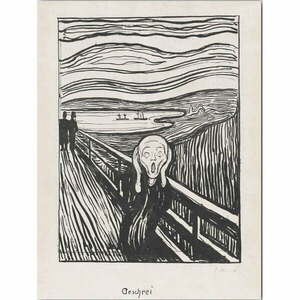 Obraz 70x100 cm Edvard Munch Sketch – Wallity obraz