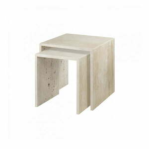 Kamienne stoliki zestaw 2 szt. 45x45 cm VARU – Blomus obraz