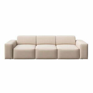 Beżowa aksamitna sofa 285 cm Villet – Rodier obraz