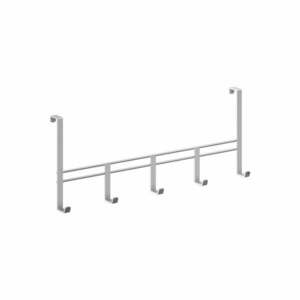 Metalowy wieszak na drzwi w kolorze srebra 38 cm – Metaltex obraz