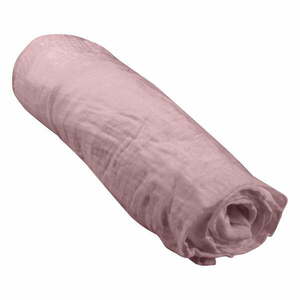 Muślinowe prześcieradło dziecięce do łóżeczka z gumką 70x140 cm – Bébé Douceur obraz
