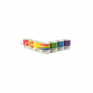 Ceramiczne kubki na espresso zestaw 7 szt. 120 ml Pride – Pantone obraz