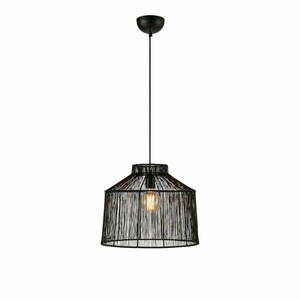 Czarna lampa wisząca z metalowym kloszem ø 42 cm Capanna – Markslöjd obraz