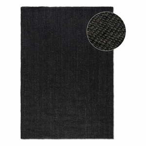 Czarny dywan z juty 190x280 cm Bouclé – Hanse Home obraz