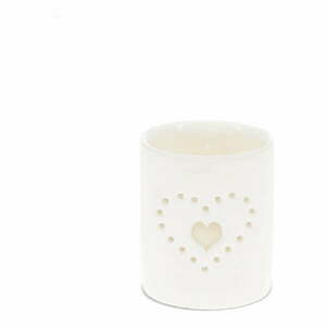 Ceramiczny świecznik na świeczkę typu tealight Heart – Rex London obraz
