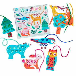 Zestaw kreatywny Stitching set Woodland – Rex London obraz