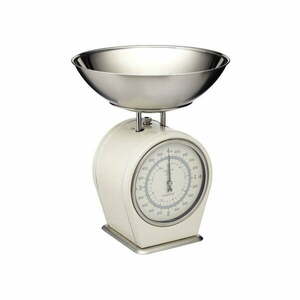 Kremowa waga kuchenna Kitchen Craft Living Nostalgia, nośność 4 kg obraz