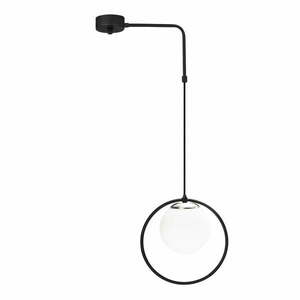 Czarna metalowa lampa wisząca Opviq lights Elpidas obraz