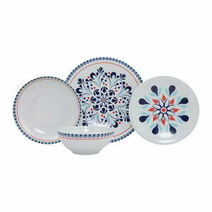 Zestaw talerzy z porcelany 24 szt. – Hermia obraz